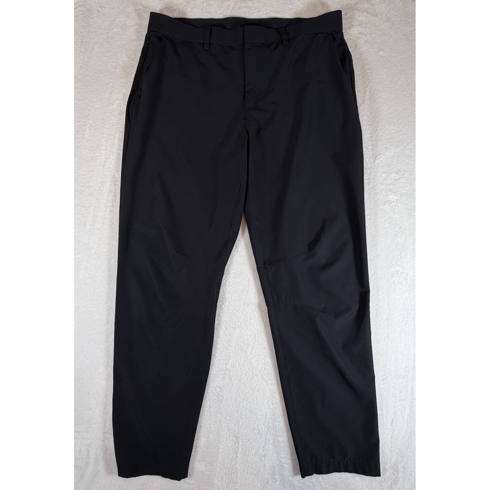 Fabletics The Only Pant Men's Large Black Performance‎ Golf Casual Chino